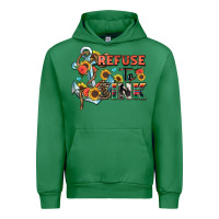 Emerald refuse to sink Urban Hoodie - Zillion Design Studio