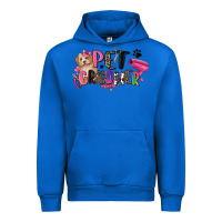 Cobalt pet groomer Urban Hoodie - Zillion Design Studio