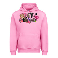 Fuchsia Pink pet groomer Urban Hoodie - Zillion Design Studio