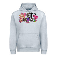 Heather Grey pet groomer Urban Hoodie - Zillion Design Studio