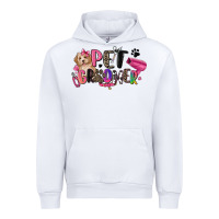 White pet groomer Urban Hoodie - Zillion Design Studio