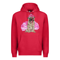 Cardinal balerina pug with tutu Premium Hoodie - RanaPortraitStore