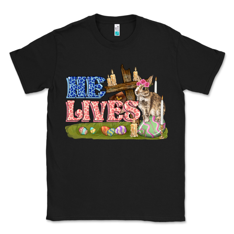 He Lives Easter Classic Tee by FaDigitalArtStudio | Teevron