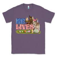 Lavender he lives easter Classic Tee - FaDigitalArtStudio