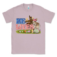 Lilac he lives easter Classic Tee - FaDigitalArtStudio