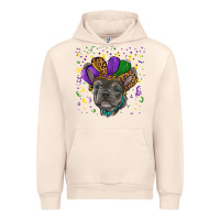 Sandshell mardi gras french bulldog Urban Hoodie - RanaPortraitStore