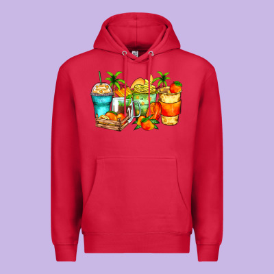 Mango Farm Fresh Coffee Cups Premium Hoodie Designed By Zillion Design Studio