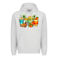 Dove Grey mango farm fresh coffee cups Premium Hoodie - Zillion Design Studio