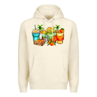 Sandshell mango farm fresh coffee cups Premium Hoodie - Zillion Design Studio