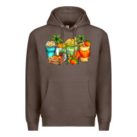 Coffee mango farm fresh coffee cups Premium Hoodie - Zillion Design Studio
