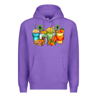 Purple mango farm fresh coffee cups Premium Hoodie - Zillion Design Studio