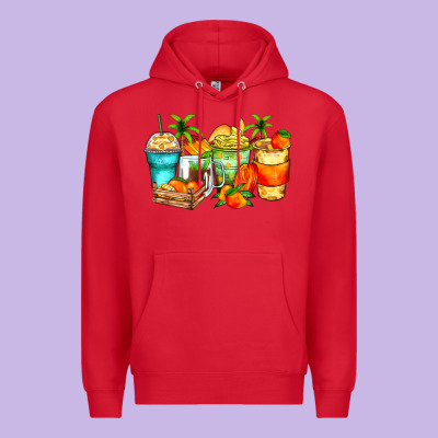 Mango Farm Fresh Coffee Cups Premium Hoodie Designed By Zillion Design Studio