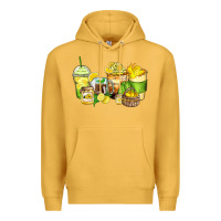 Mustard lemon farm fresh coffee cups Premium Hoodie - Zillion Design Studio