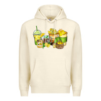 Sandshell lemon farm fresh coffee cups Premium Hoodie - Zillion Design Studio