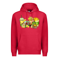 Cardinal lemon farm fresh coffee cups Premium Hoodie - Zillion Design Studio