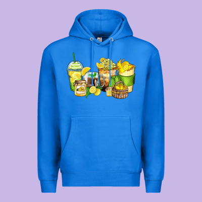 Lemon Farm Fresh Coffee Cups Premium Hoodie Designed By Zillion Design Studio