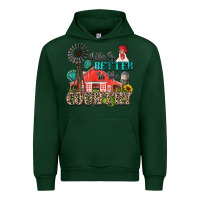 Forest Green life is better in the country Urban Hoodie - Zillion Design Studio