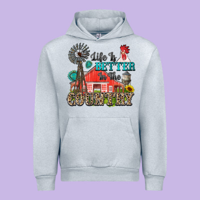 Urban Hoodie life is better in the country