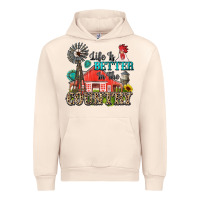 Sandshell life is better in the country Urban Hoodie - Zillion Design Studio
