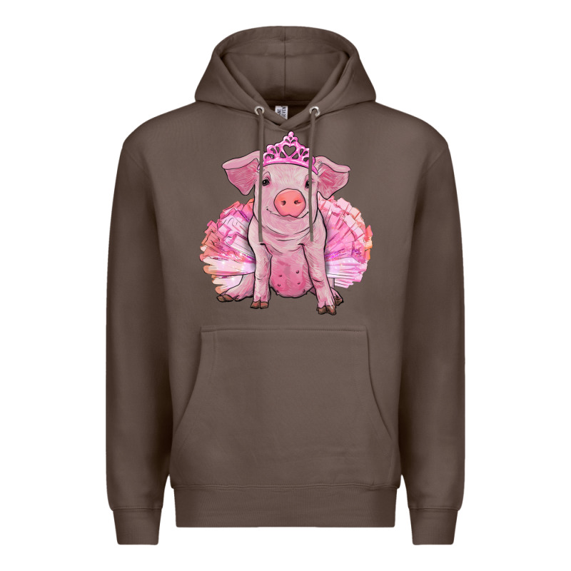 Balerina Pig With Tutu Premium Hoodie by RanaPortraitStore | Teevron