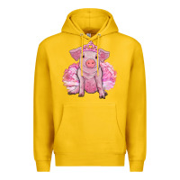 Lemon balerina pig with tutu Premium Hoodie - RanaPortraitStore