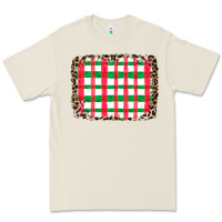 Bone Christmas Pattern Premium Tee - CowhideDigitalArt
