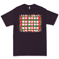Plum Christmas Pattern Premium Tee - CowhideDigitalArt