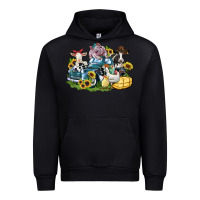 Black farm animals truck Urban Hoodie - Zillion Design Studio