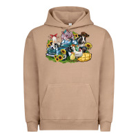 Pigment Burro farm animals truck Urban Hoodie - Zillion Design Studio
