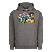 Pigment Tornado farm animals truck Urban Hoodie - Zillion Design Studio