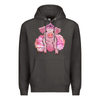 Smoke balerina pig with tutu Premium Hoodie - RanaPortraitStore