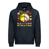 Navy busy raising ballers with baseball and softball Urban Hoodie - texasbilliewilder
