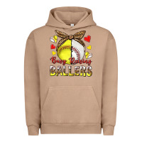 Pigment Burro busy raising ballers with baseball and softball Urban Hoodie - texasbilliewilder