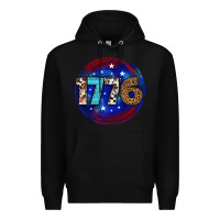 Black western 1776 4th of july billie wilder Premium Hoodie - texasbilliewilder