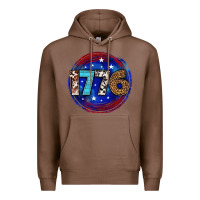 Chestnut western 1776 4th of july billie wilder Premium Hoodie - texasbilliewilder