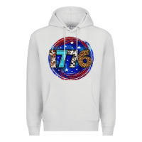 Dove Grey western 1776 4th of july billie wilder Premium Hoodie - texasbilliewilder