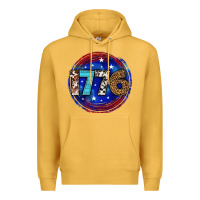Mustard western 1776 4th of july billie wilder Premium Hoodie - texasbilliewilder