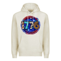 Oatmeal Heather western 1776 4th of july billie wilder Premium Hoodie - texasbilliewilder