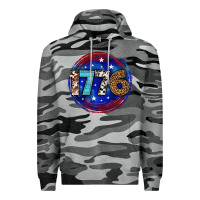 Slate Camo western 1776 4th of july billie wilder Premium Hoodie - texasbilliewilder
