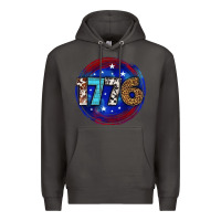 Smoke western 1776 4th of july billie wilder Premium Hoodie - texasbilliewilder