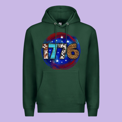 Western 1776 4th Of July Billie Wilder Premium Hoodie Designed By Texasbilliewilder
