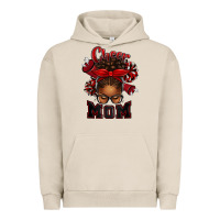Pigment French Oak cheer mom afro messy bun Urban Hoodie - texasbilliewilder