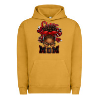 Pigment Peanut Butter cheer mom afro messy bun Urban Hoodie - texasbilliewilder