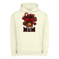 Pigment Pistachio cheer mom afro messy bun Urban Hoodie - texasbilliewilder