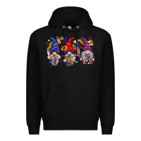 Black usa with gnome billie wilder Premium Hoodie - texasbilliewilder