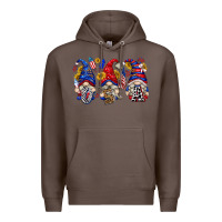 Coffee usa with gnome billie wilder Premium Hoodie - texasbilliewilder