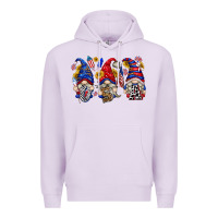 Lilac usa with gnome billie wilder Premium Hoodie - texasbilliewilder