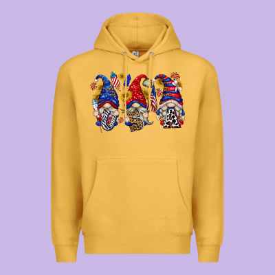 Usa With Gnome Billie Wilder Premium Hoodie Designed By Texasbilliewilder