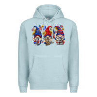 Blue Mist usa with gnome billie wilder Premium Hoodie - texasbilliewilder