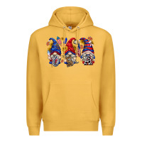 Mustard usa with gnome billie wilder Premium Hoodie - texasbilliewilder